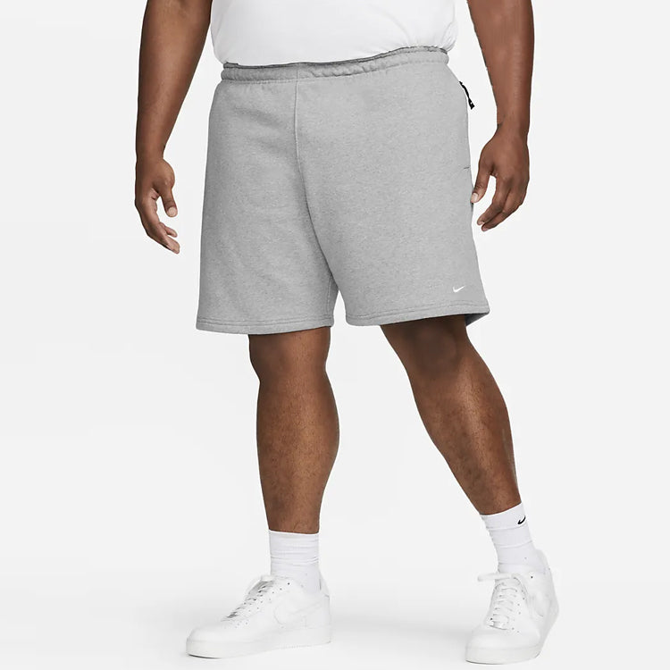 Nike Solo Swoosh Fleece Shorts 'Grey' DV3055-063