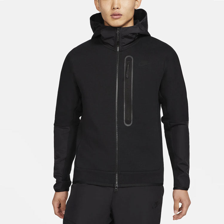 Nike Sports Casual Hooded Jacket For Men Black CZ9905-010