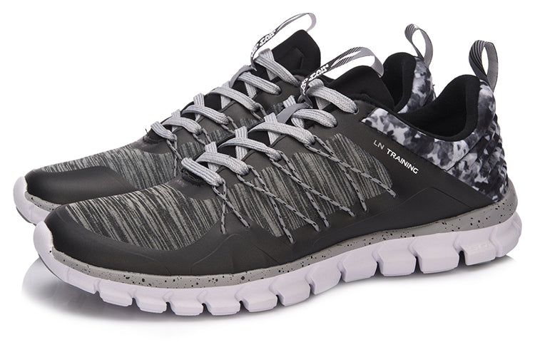 (WMNS) Li-Ning 24H Low Training Shoes 'Black Grey' AFHM042-2