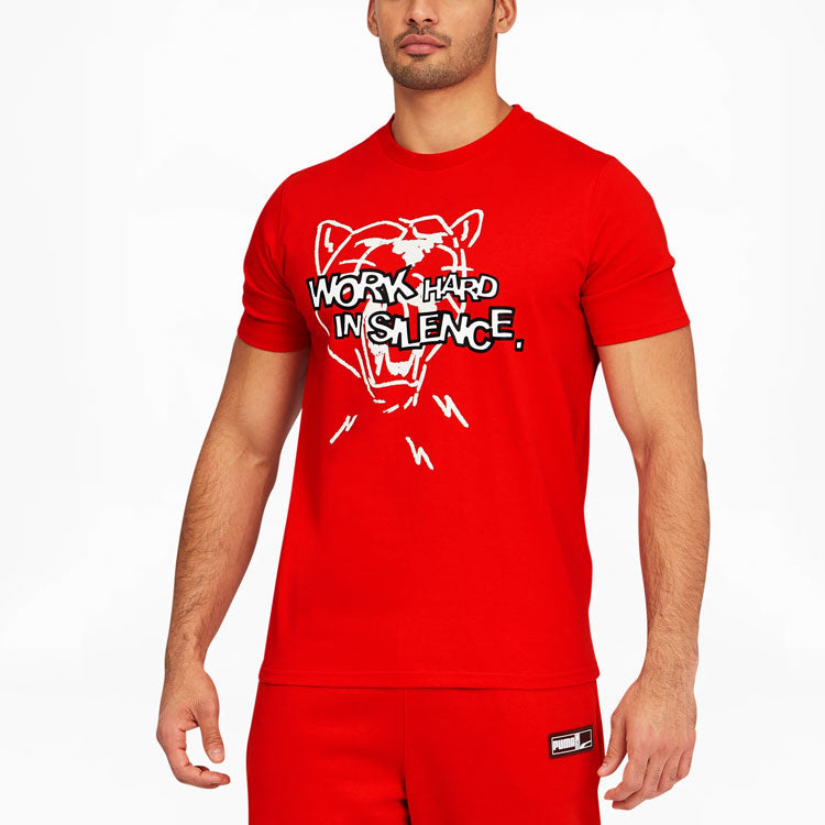 PUMA Franchise Graphic Tee 'Red' 530480-03