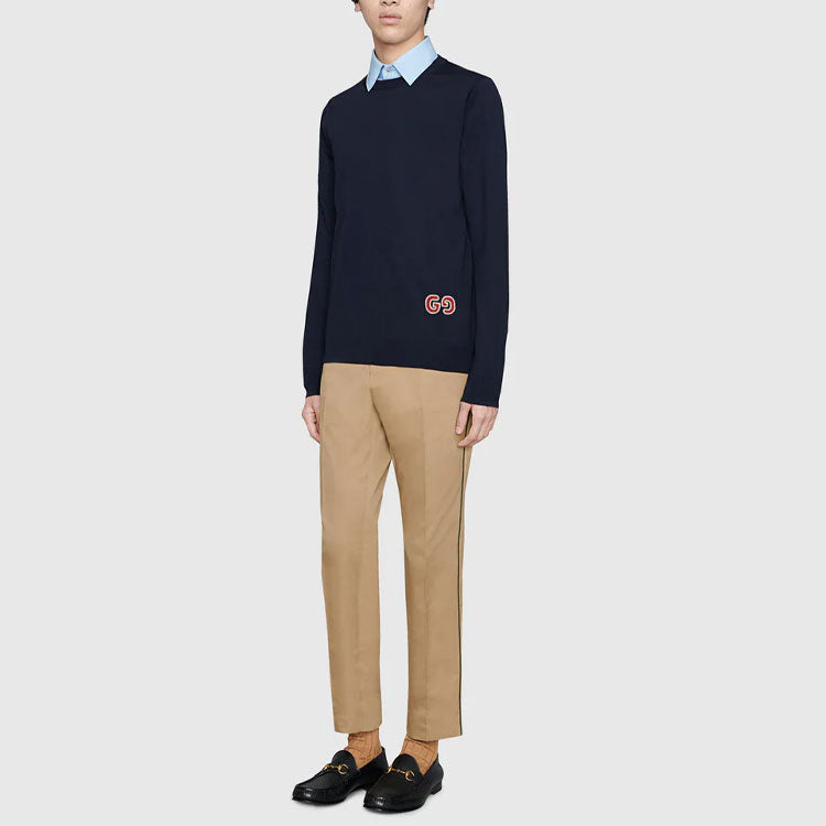 Gucci SS21 Wool Jumper 'Navy' 576810-XKAOW-4440