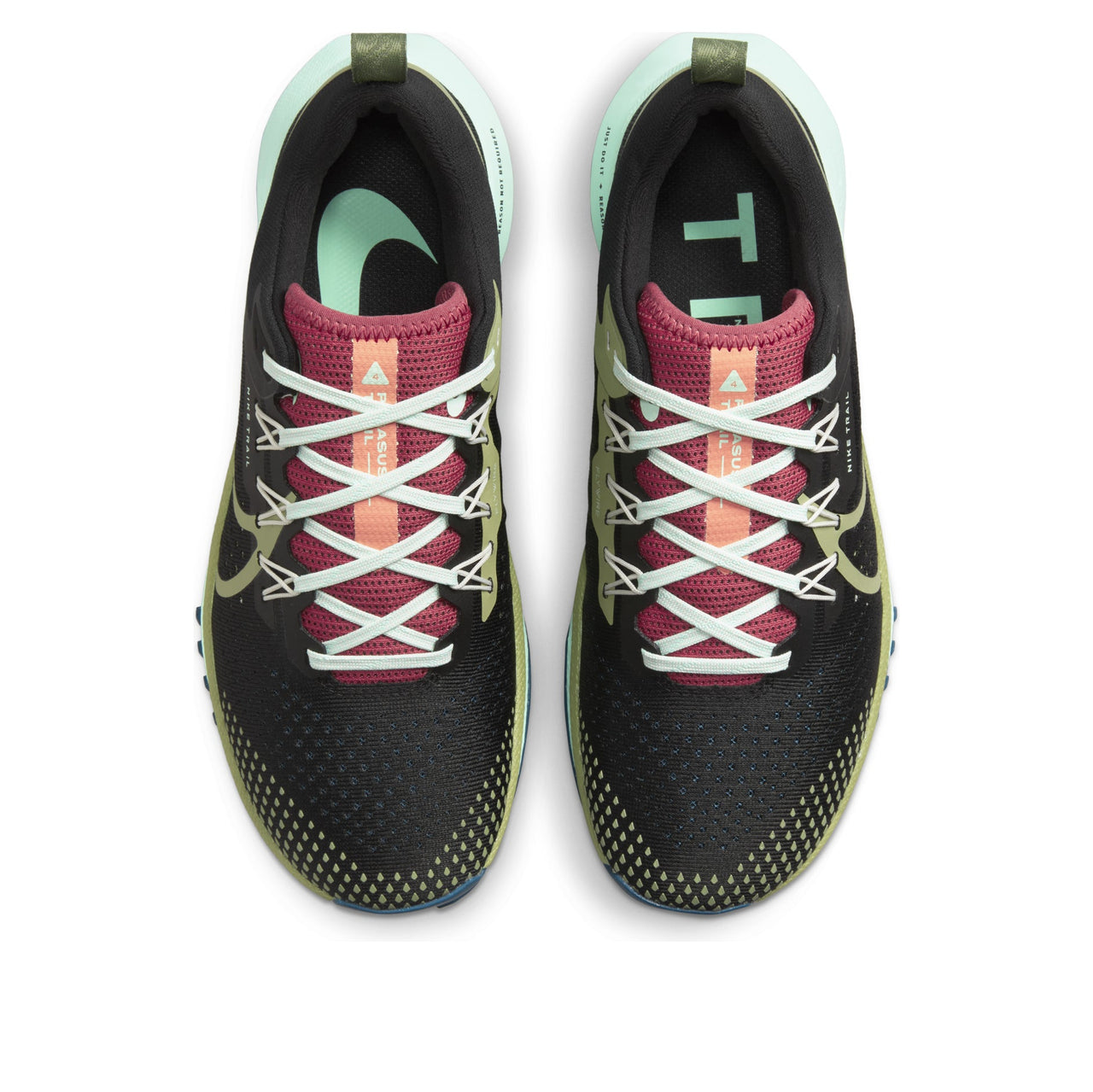 (WMNS) Nike React Pegasus Trail 4 'Black Alligator Mint' DJ6159-004