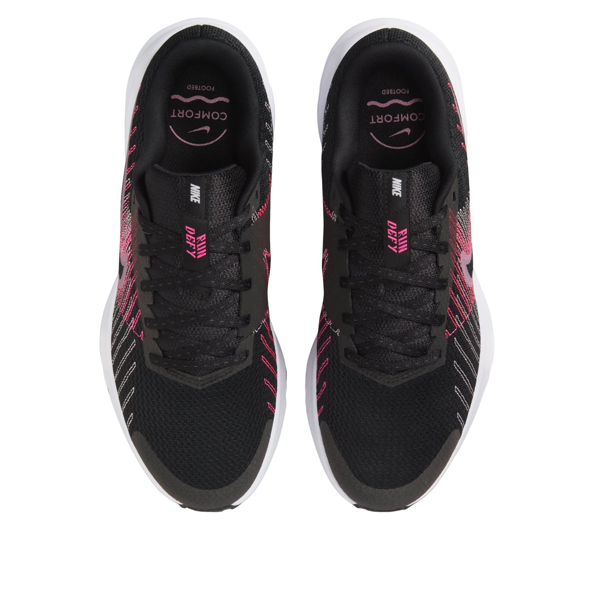 (WMNS) Nike Run Defy 'Black Hyper Pink' HM9593-001