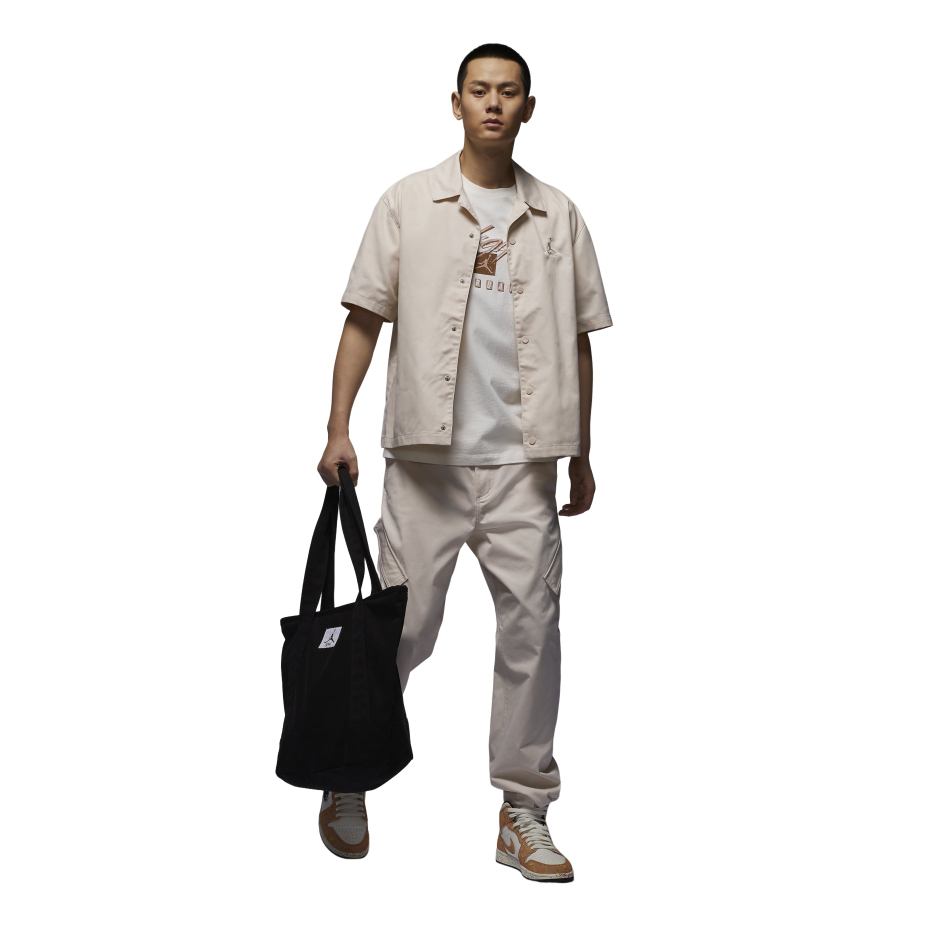 Air Jordan Essentials Statement Shirt Asia Sizing 'Light Brown' FN4626-203