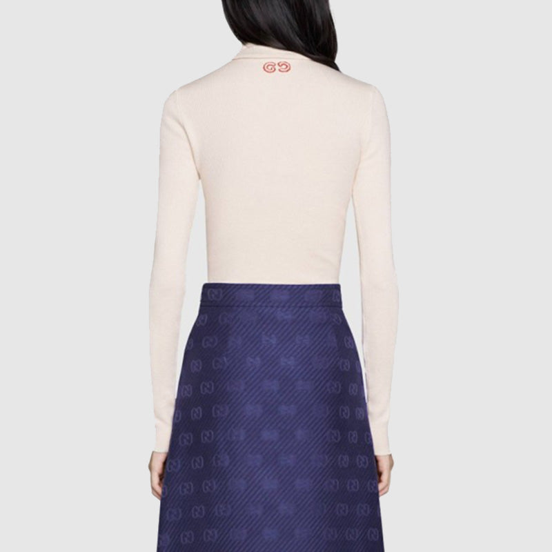 (WMNS) Gucci SS21 Wool Slim Fit High Collar Long Sleeves Knitwear 467680-XKA7X-9163