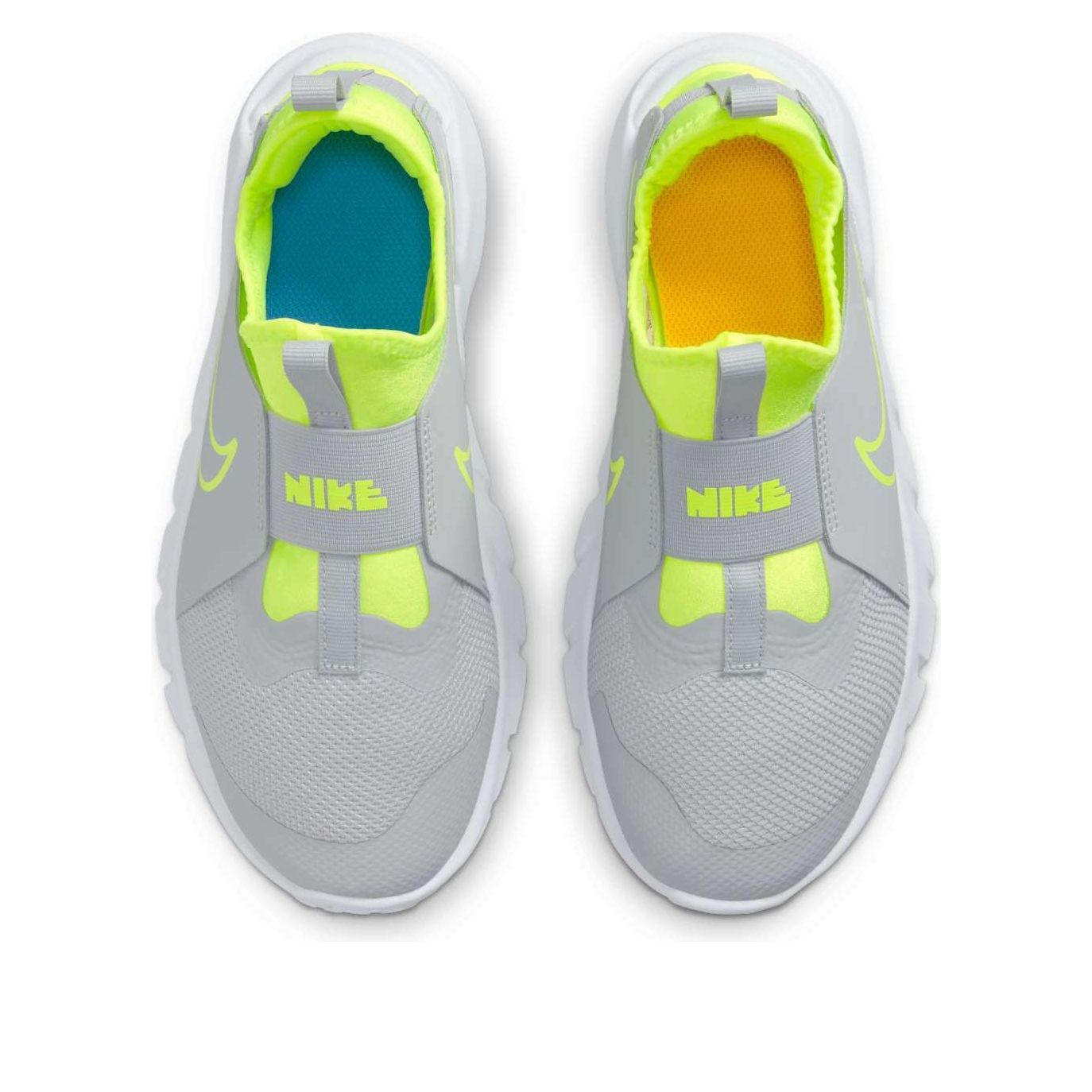 (GS) Nike Flex Runner 2 'Grey Fog Volt' DJ6038-005