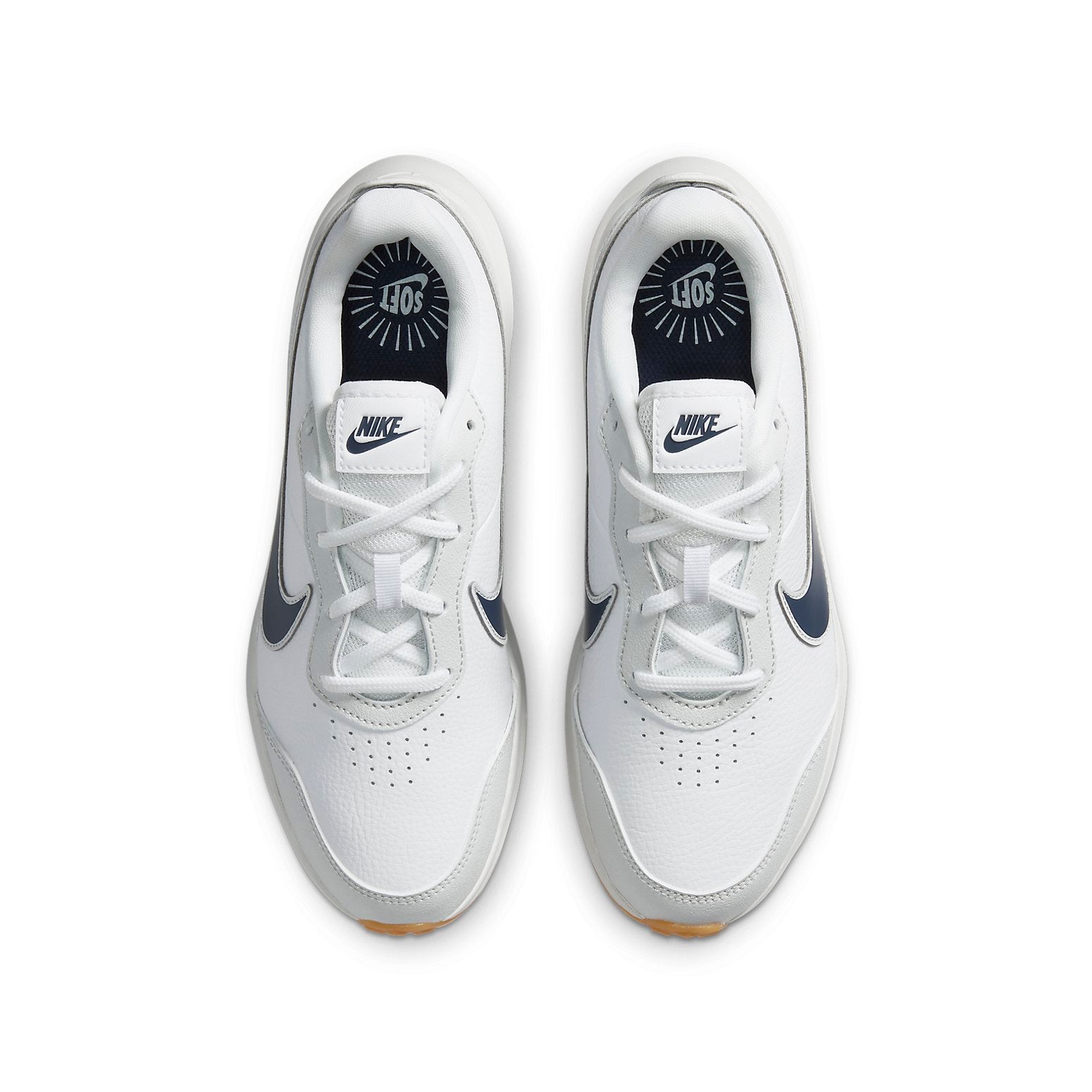 (GS) Nike Varsity Leather 'White Midnight Navy' CN9146-100