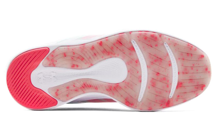 (WMNS) Under Armour Charged Breathe Bliss PS Running Shoes White/Pink 3024168-101