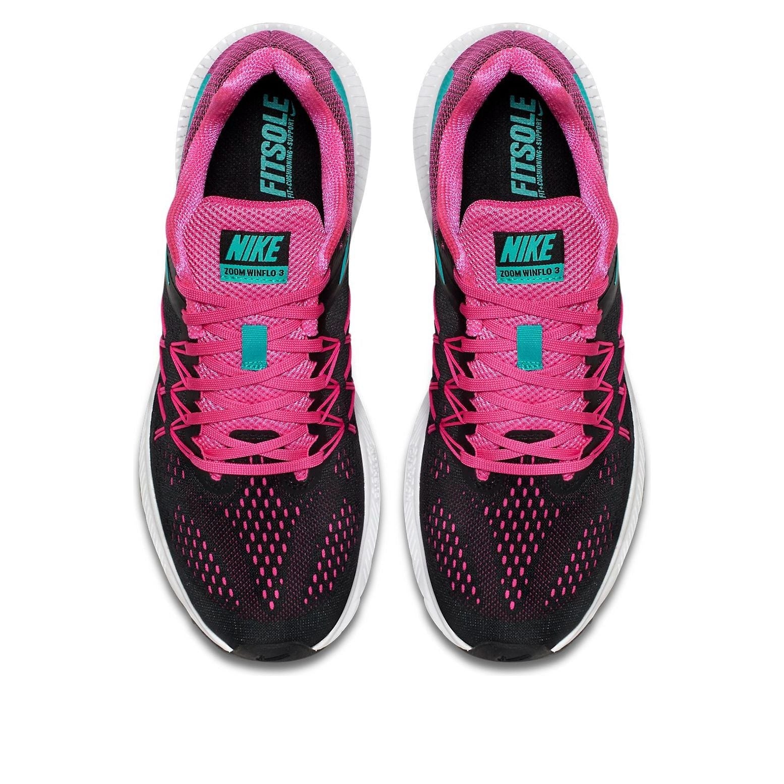 (WMNS) Nike Air Zoom Winflo 3 'Black Pink White' 831562-004