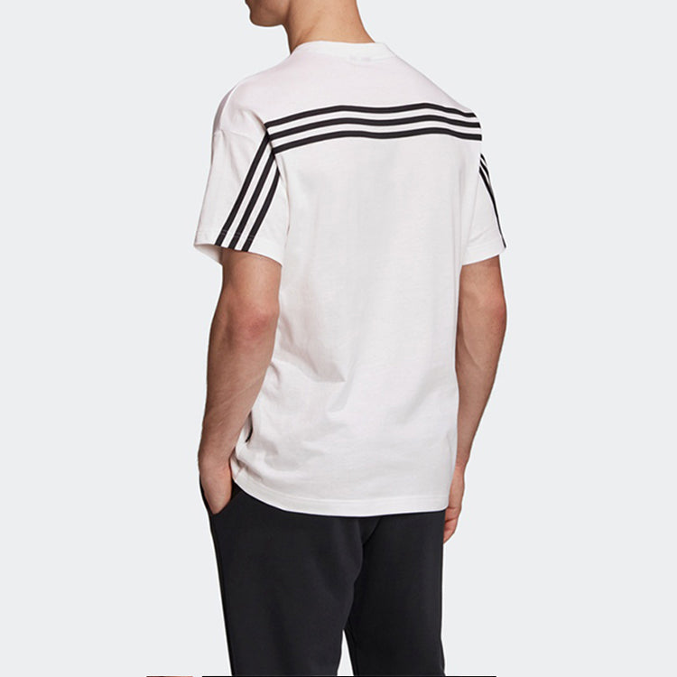 Men's adidas Back Short Sleeve White T-Shirt GC9057