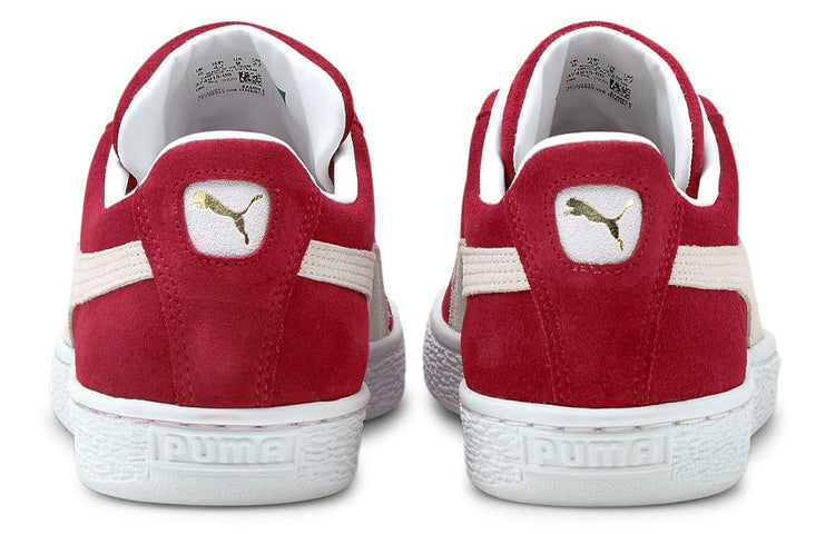 PUMA Suede Classic Xxi Minimalistic Cozy Retro Casual Skate Shoes Unisex Wine Red 385378-06