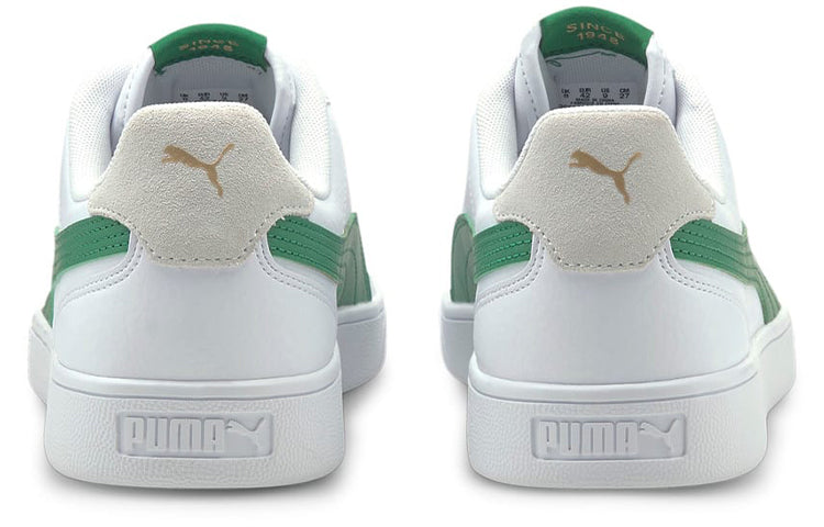 PUMA Unisex Shuffle Sneakers White/Green 309668-13
