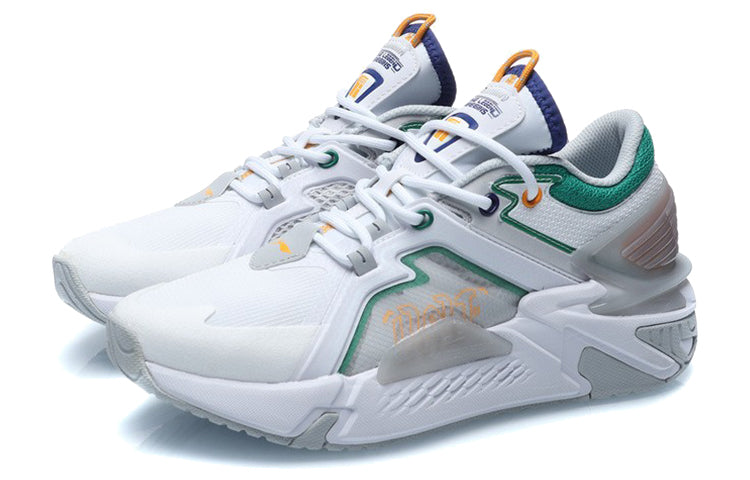 (WMNS) Li-Ning 001 Ti 'White Grey Green' AGLR008-3