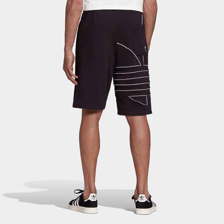 adidas originals MENS Logo Print Sports Shorts Black GE0821