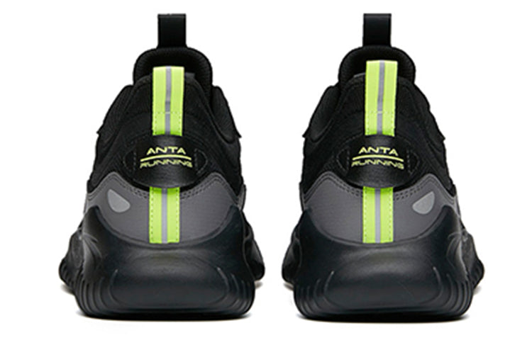 ANTA Running Series Sneakers 'Black Grey Green' 912145556-4