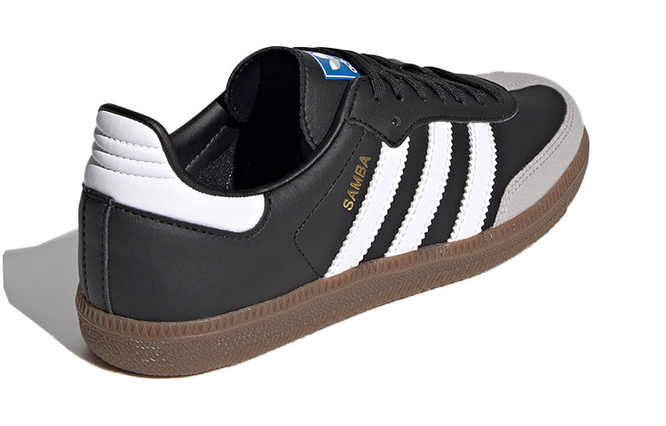 (GS) adidas Samba J 'Black White Grey' GZ8348