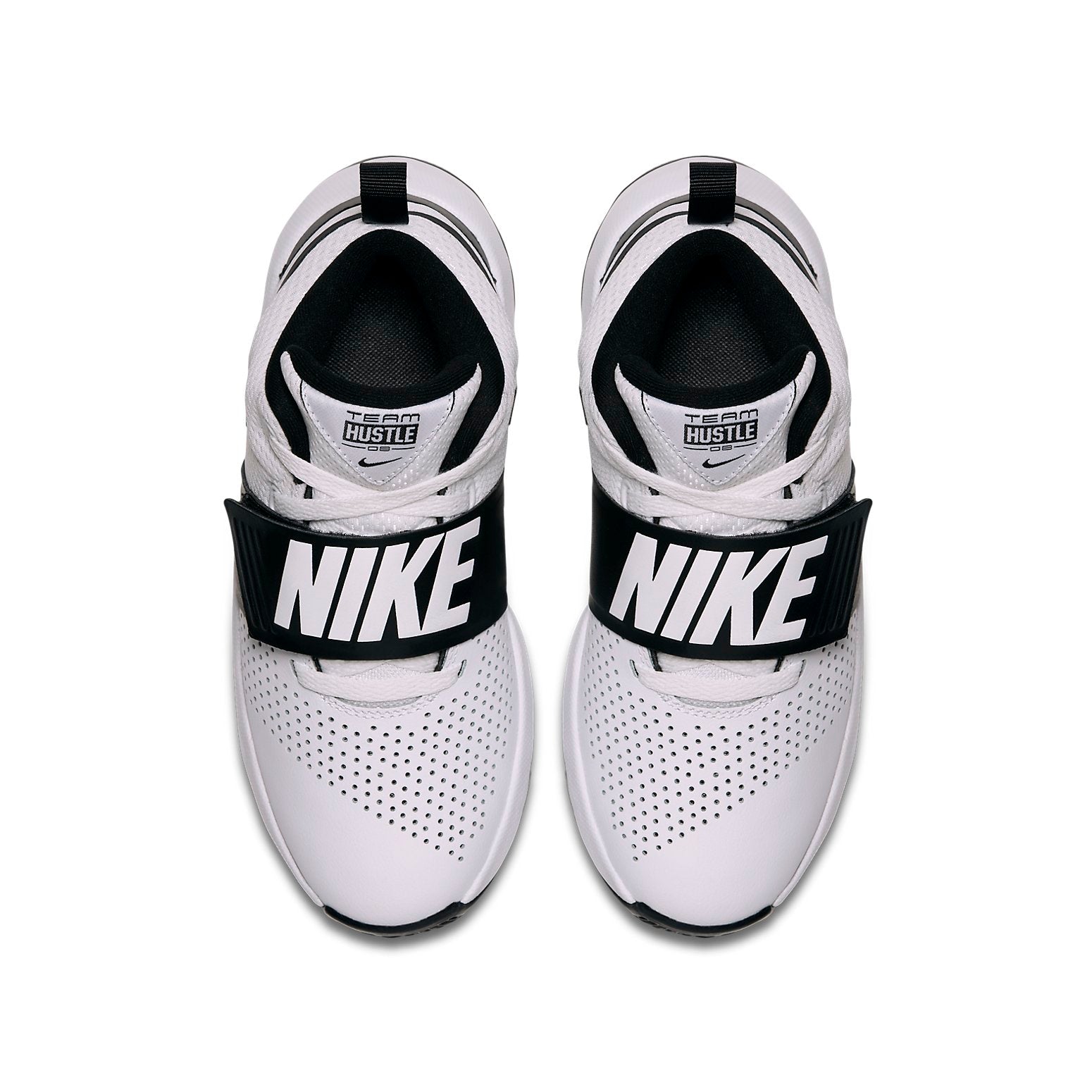 (GS) Nike Team Hustle D8 'White Black' 881941-100