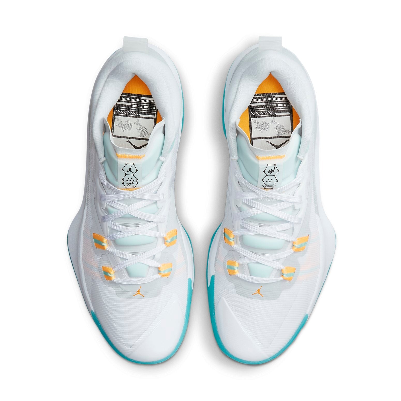 Air Jordan Zion 1 PF 'White Dynamic Turquoise' DA3129-101