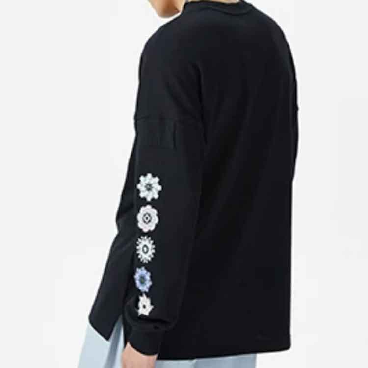 Li-Ning Jon Burgerman Badfive Tee 'Black' AHSR757-3