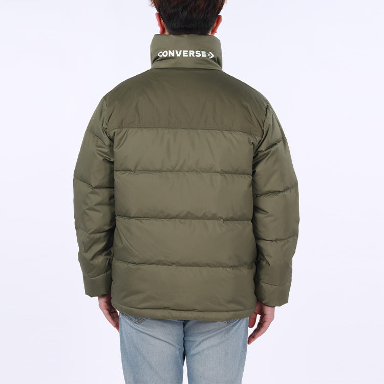 Converse Star Chevron Down Jacket Asia Sizing 'Olive Green' 10023755-A04