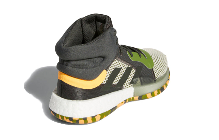 (GS)adidas Marquee Boost J Shoes 'Green White Orange' F97279