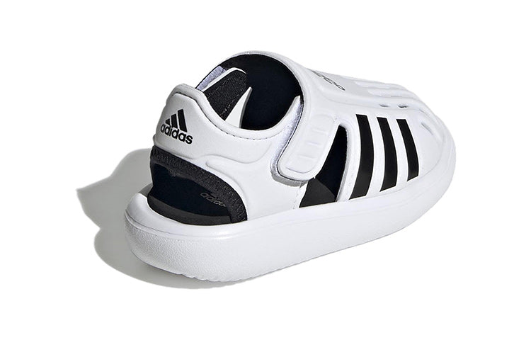 (TD) adidas Summer Closed Toe Water Sandal 'White Black' GW0388