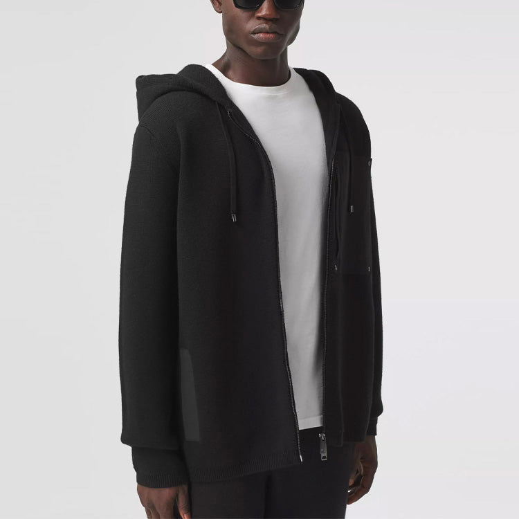 Men's Burberry Pocket Wool Black 80357971