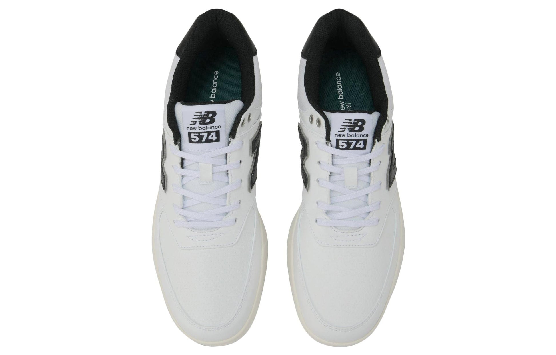 (WMNS) New Balance 574 SL Court Shoes 'White Black' UGC574JG