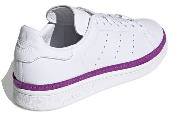 (WMNS) adidas originals Stan Smith New Bold 'White Purple' BD8074