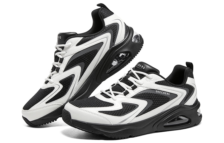 Skechers Tres Uno-Street Fl-Air Sneaker 'White Black' 183079-BKW