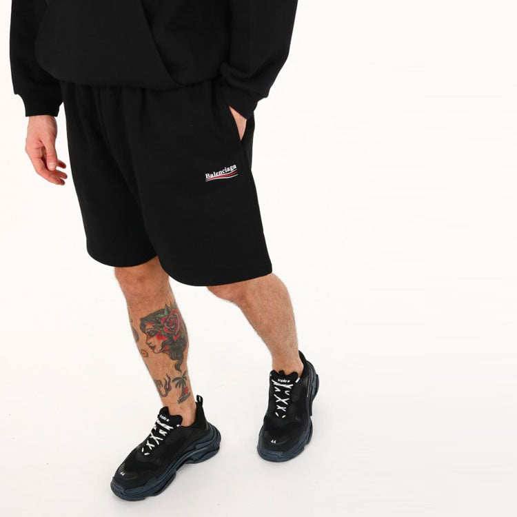 Balenciaga Political Campaign Short 'Black' 641608TIV531070