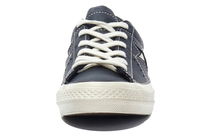 Converse One Star Leather Shoes Black/White 158989C