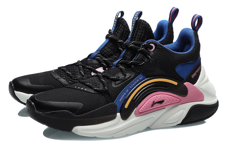 (WMNS) Li-Ning Starfire 'Black White Pink' AGLR018-3