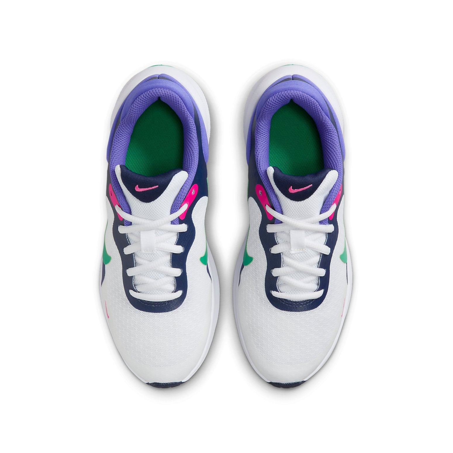 (GS) Nike Revolution 7 'White Persian Violet Navy' FB7689-101