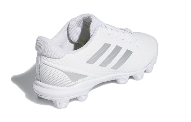 (GS) adidas PureHustle 2.0 MD Cleats 'White' H02348