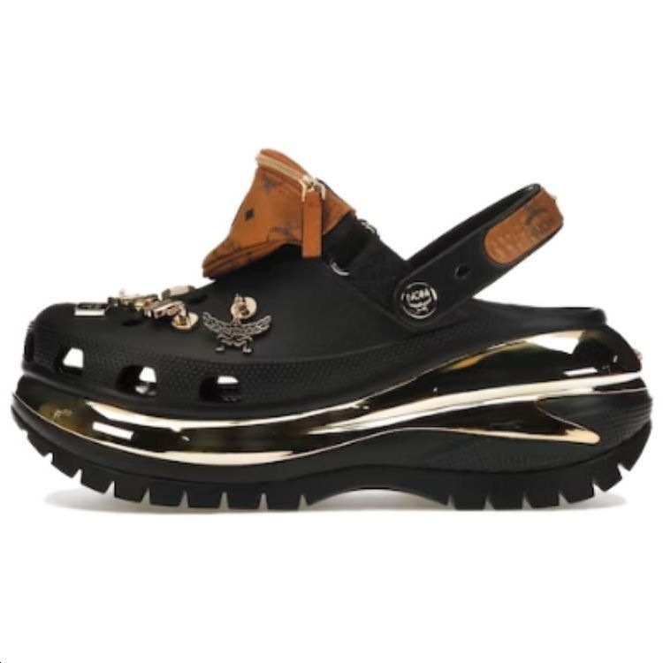 Crocs Mega Crush Clogs 'Black Tan' 209357-001