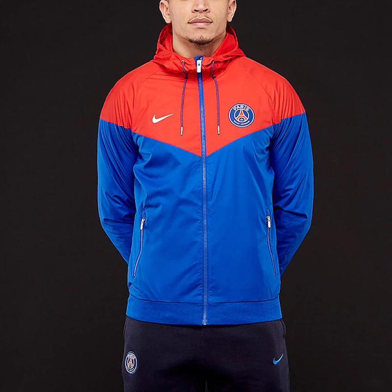 Nike x Paris Saint-Germain Windrunner Hooded Jacket 'Blue' 886822-439