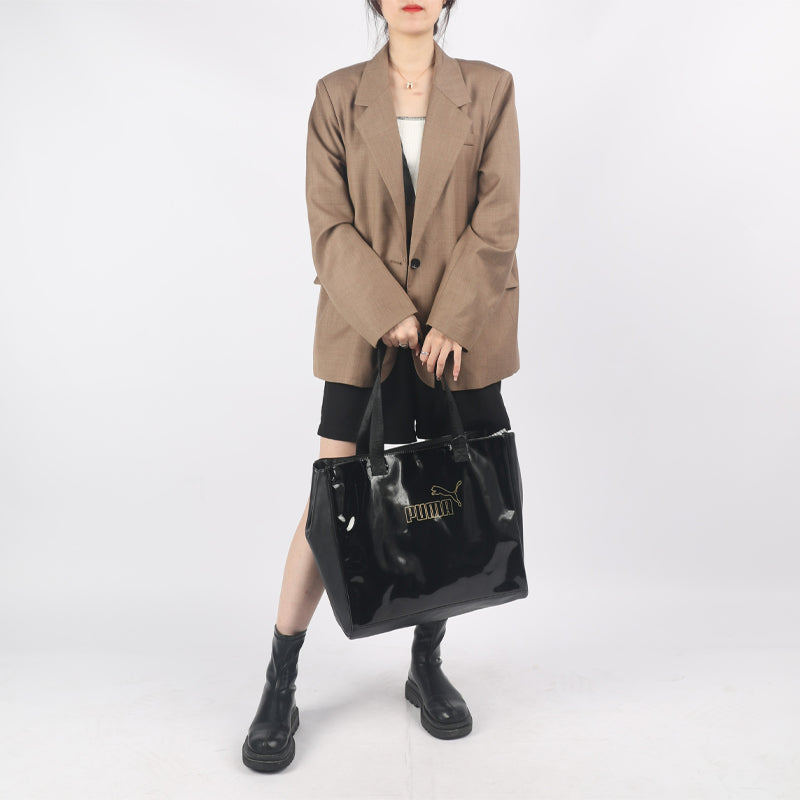 (WMNS) PUMA Core Up L Tote Bag 'Black' 077919-01