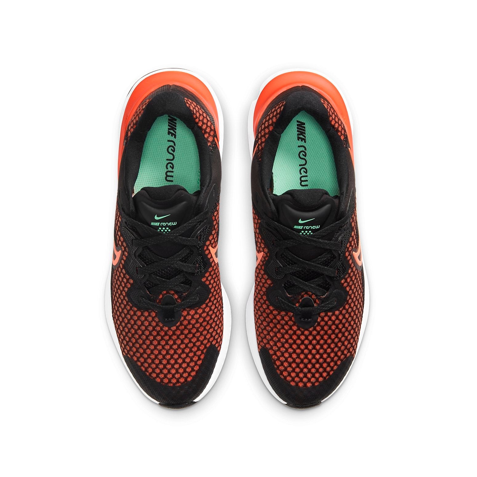 (GS) Nike Renew Run 2 'Black Orange' CW3259-004