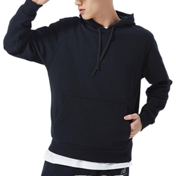 New Balance Solid Color Knit Couple Style Black AMT21570-BK