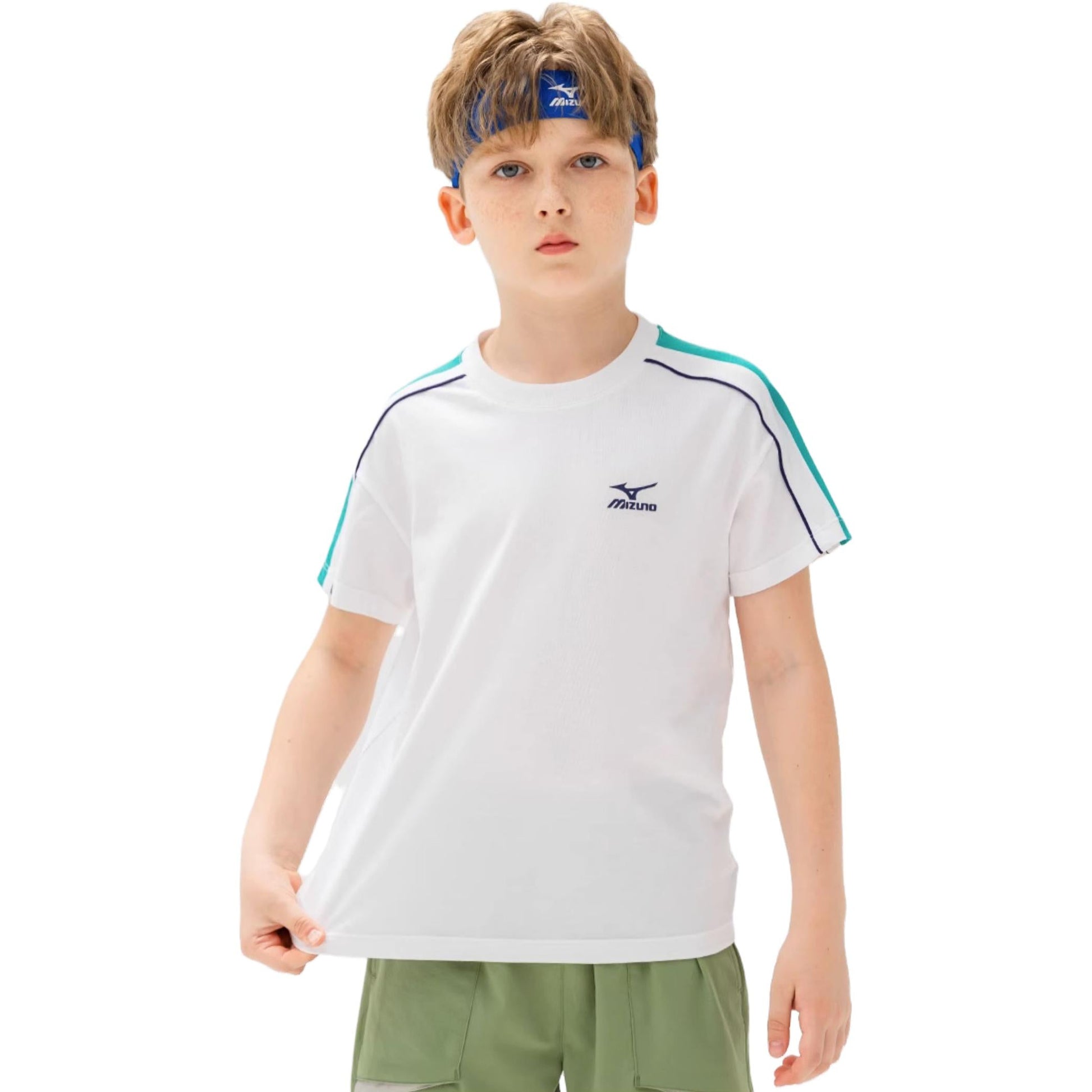 (GS) Mizuno Casual T-shirt 'White' T2270