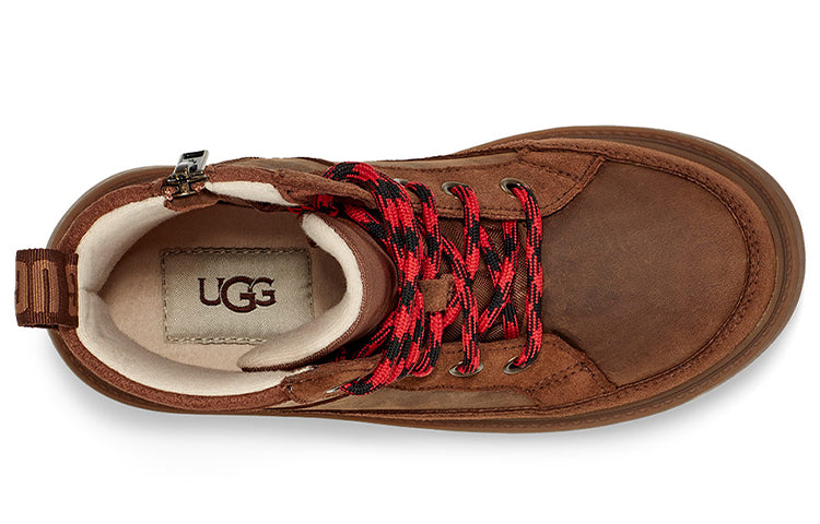 UGG Robley Fleece Lined Big Boys Brown 1112458K-WAL