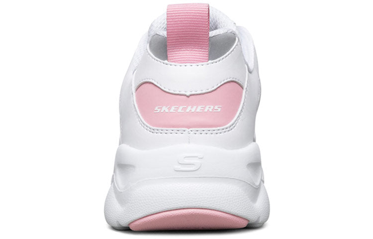 (WMNS) Skechers D'Lites Campus Leisure Chunky Shoes White/Pink 88888401-WPK