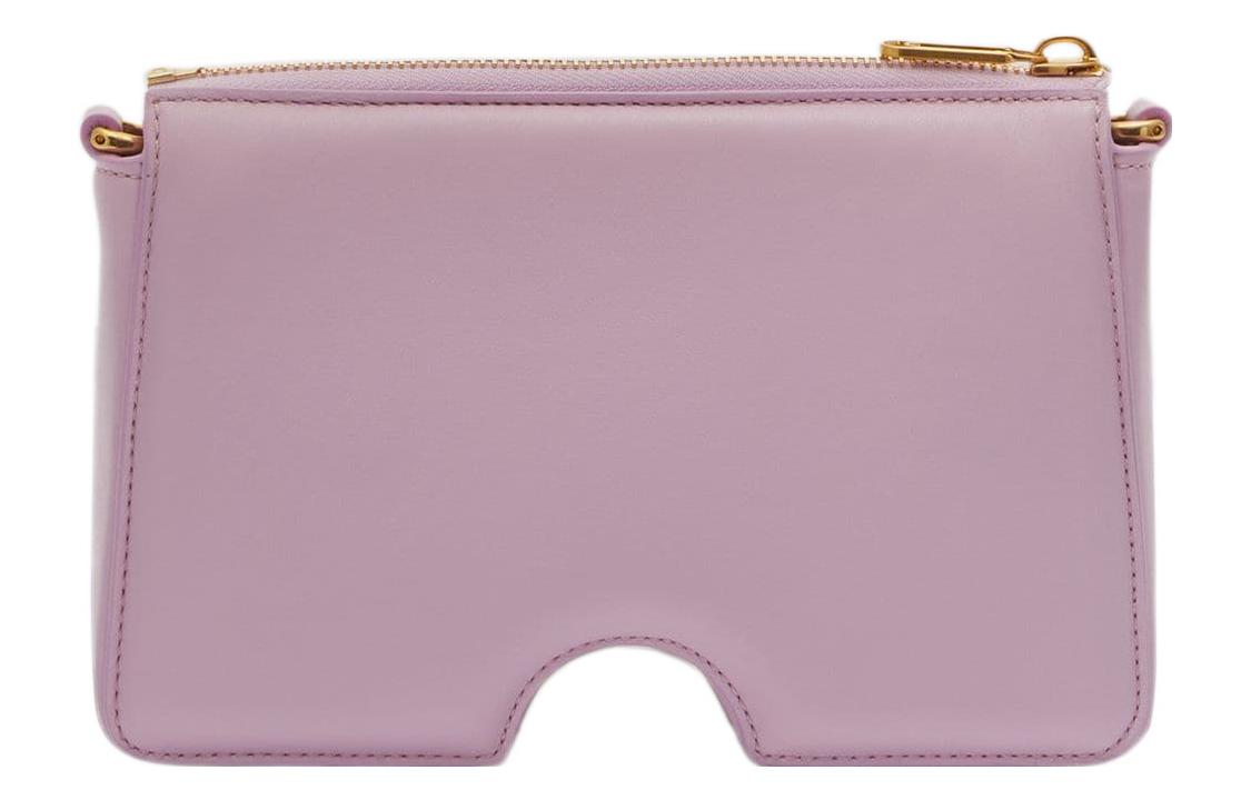 (WMNS) Off-White Burrow Leather Shoulder Bag 'Lilac' OWNX008F22LEA0013600