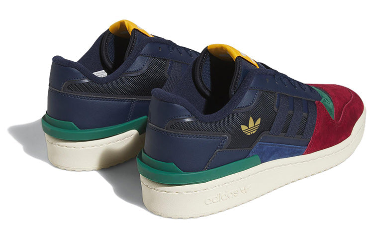 adidas Forum Exhibit Low 2.0 'Collegiate Navy Burgundy Green' HQ7116