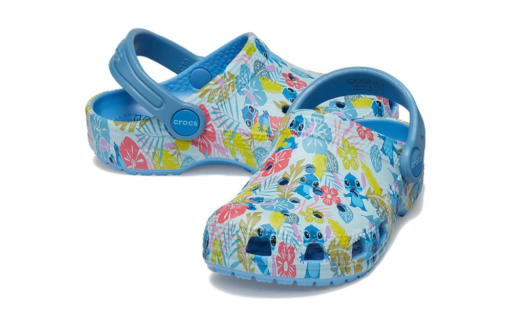 (TD) Crocs x Disney Classic Clog 'Stitch Hawaiian Print' 209471-4TB