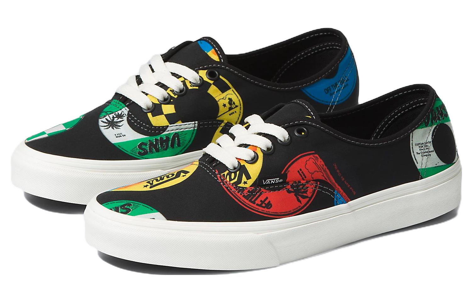Vans Authentic Stacks Shoes 'Black Yellow Blue' VN0A5JMPBML