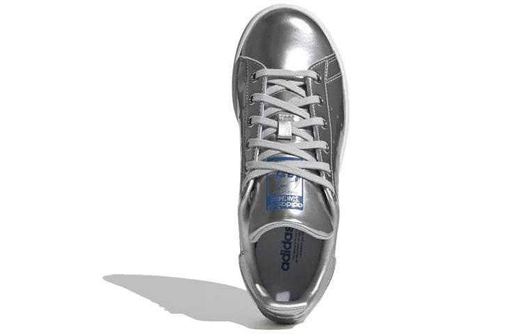 (GS) adidas Stan Smith J 'Silver Metallic' FW8062