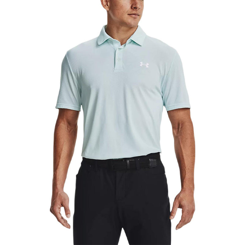 Under Armour Vanish Seamless Polo Shirt 'Blue Mint' 1370098-478