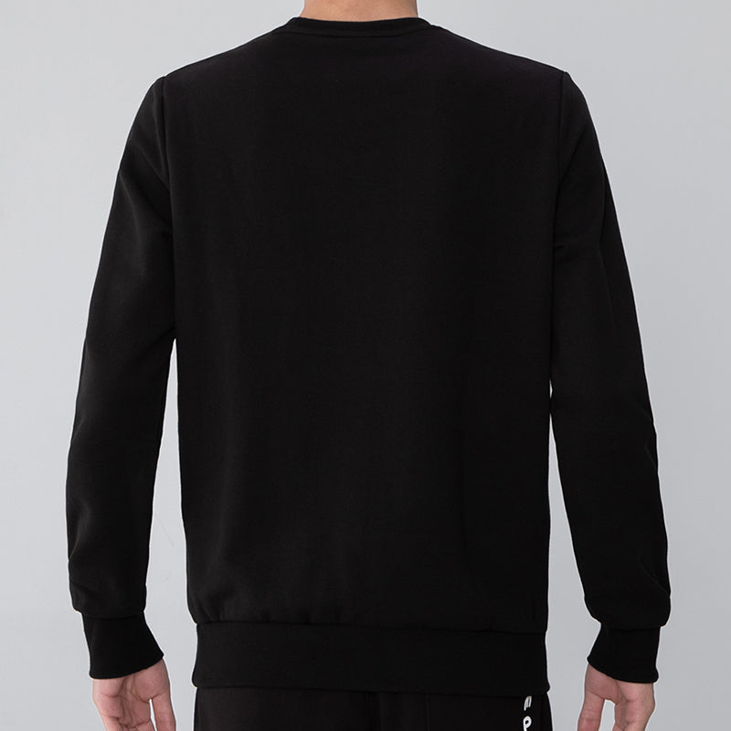 PUMA Classics Logo Crew Neck Sweater 'Black' 531367-01